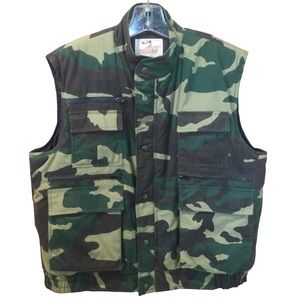 VTG Woodfield  Camo Hunting Vest Size Large